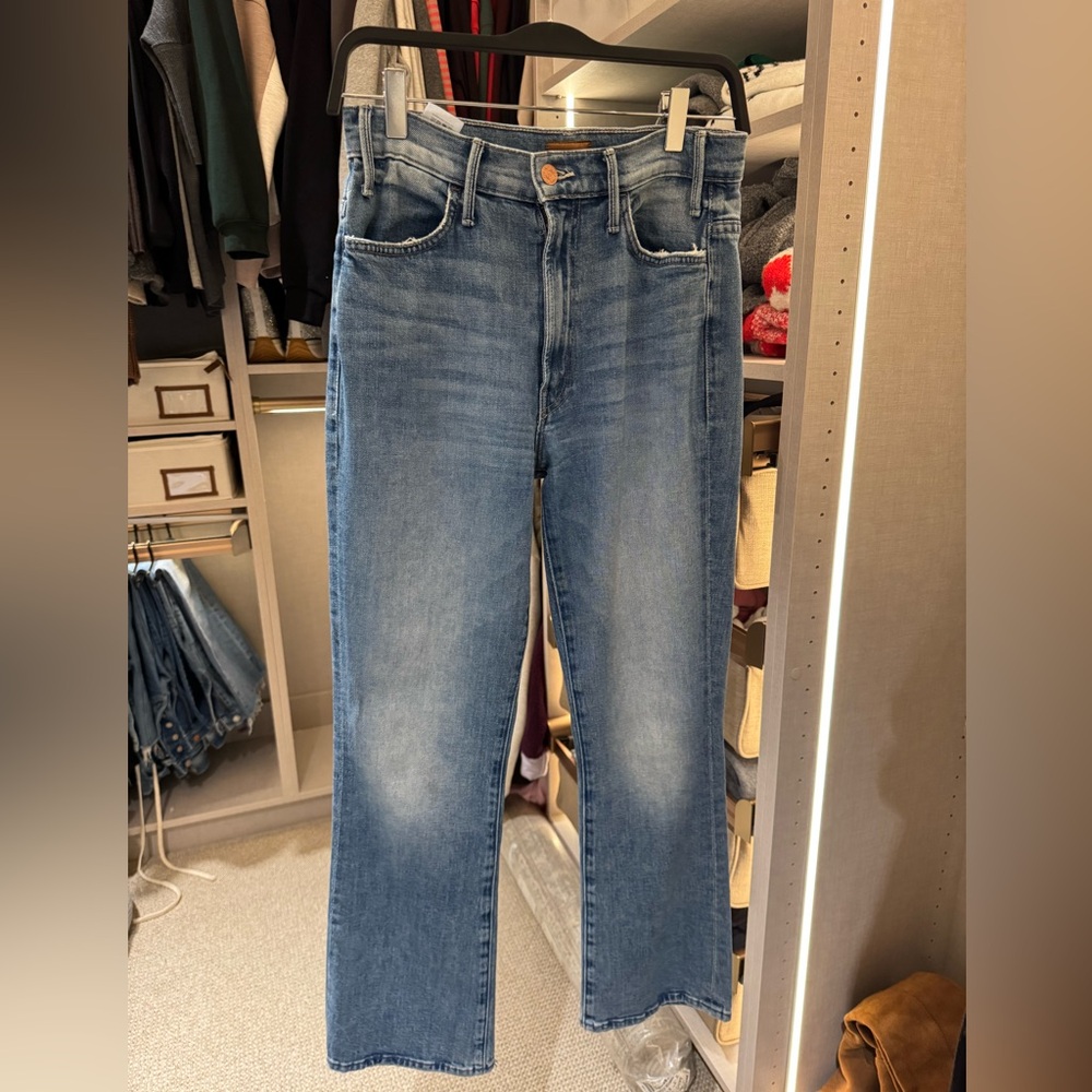MOTHER Light Blue Straight Jeans